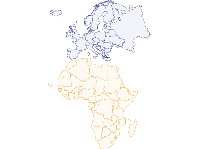 Page Profile AEDIB|NET image of EUROPE AFRICA Map
